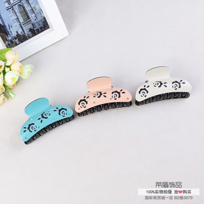 Korean fashion ladies hair color acrylic hairpin hairpin grip