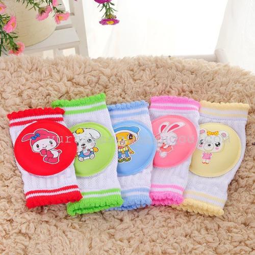 New Children‘s Cartoon Printed Knee Pad Baby Learning walking Crawling Protection Products Factory Direct Sales Foreign Trade