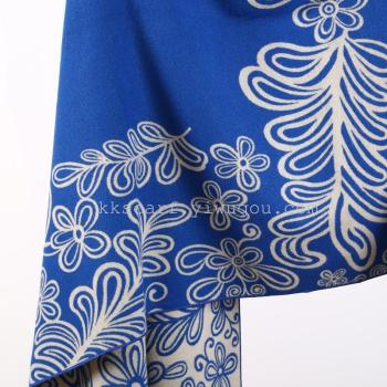 厂家直销 新款多色花纹图案披肩