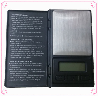 0.01 to 200 grams of precision electronic pocket scale jewelry gold balance battery