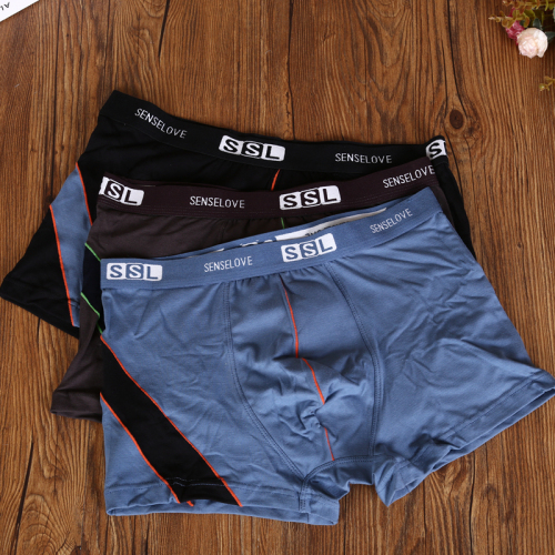underwear men‘s underwear gensley men‘s simple and comfortable stretch cotton underwear boxer shorts boxed