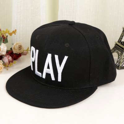Spring and summer all black letters along the hat tide baseball cap hip hop hat.