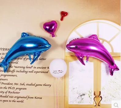 Xiubainian Dolphin Aluminum Balloon Birthday Party Wedding Ceremony Layout