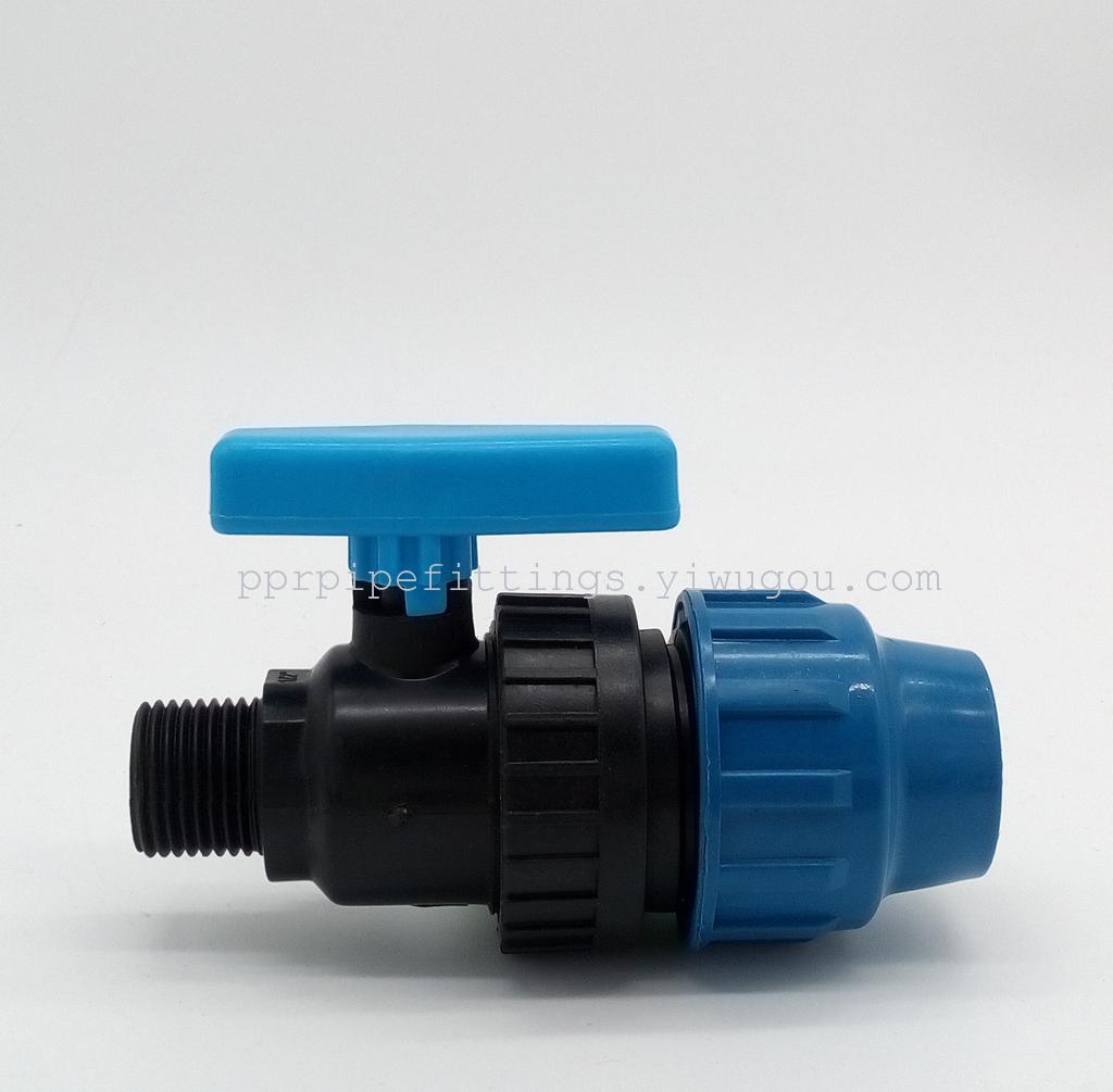 PE PP pipe ball valve