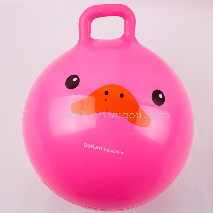 children's bouncing ball with handle