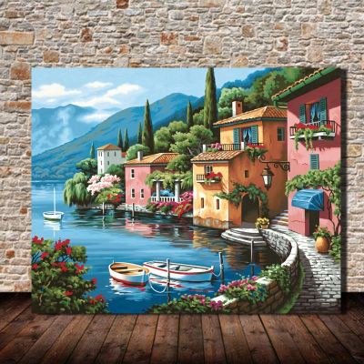 Foreign trade explosion diamond diamond embroidery painting scenery full of aliexpress international special station