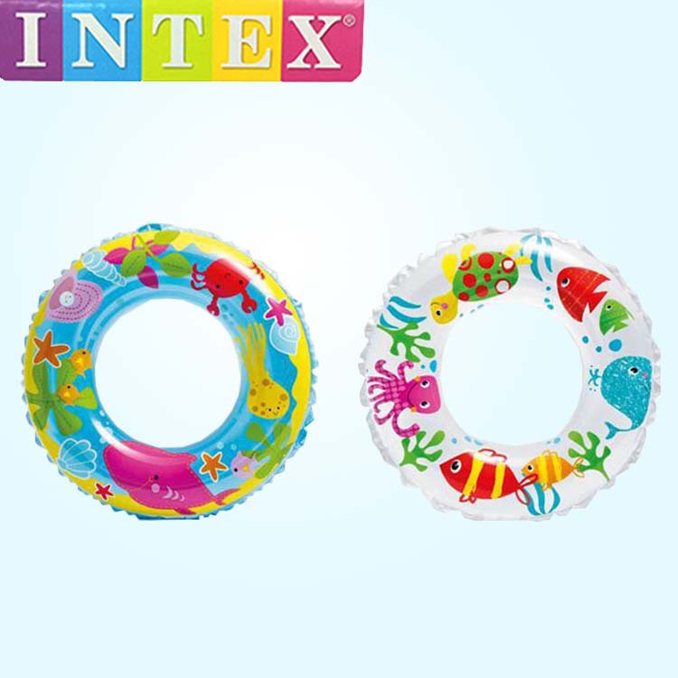 INTEX-58245游泳圈成人游泳圈儿童宝宝充气加厚浮圈