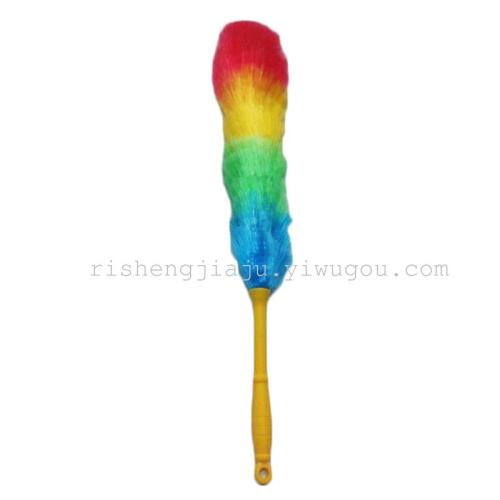 washable colored plastic feather duster cleaning electrostatic duster rs-3405