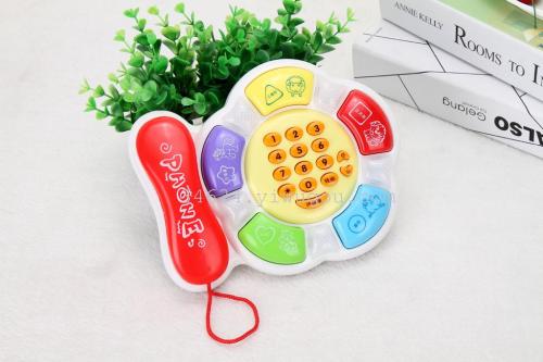 infant early education music lighting infant story machine enlightenment cartoon music telephone taobao hot sale