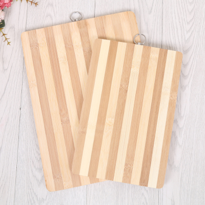 Striped bamboo chopping board, natural bamboo slice round chopping board, thickened chop the vegetables chop ipads round
