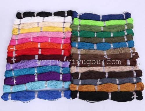 1mm Taiwan Wax Thread Polyester Twisted Rope DIY Hand-Woven Wax Thread Environmental Protection Wax Rope Spot 34 Color