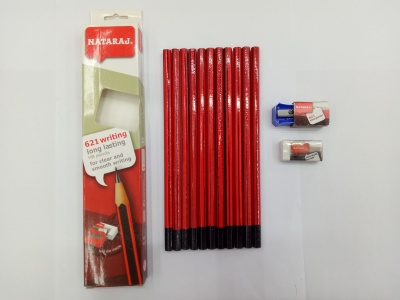 NATARAJ 12 0026HB pencil with six corners