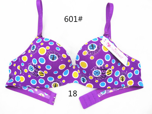 Exported to South America New Dotted Prints Foreign Trade Bra 601 Girl Bra Student Underwear