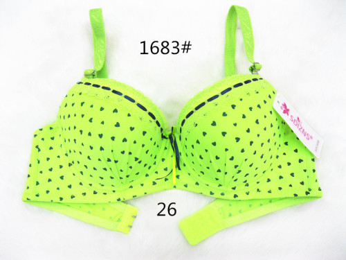 New Small Love Foreign Trade Bra 1683 South American Foreign Trade Youth Bra Student Underwear