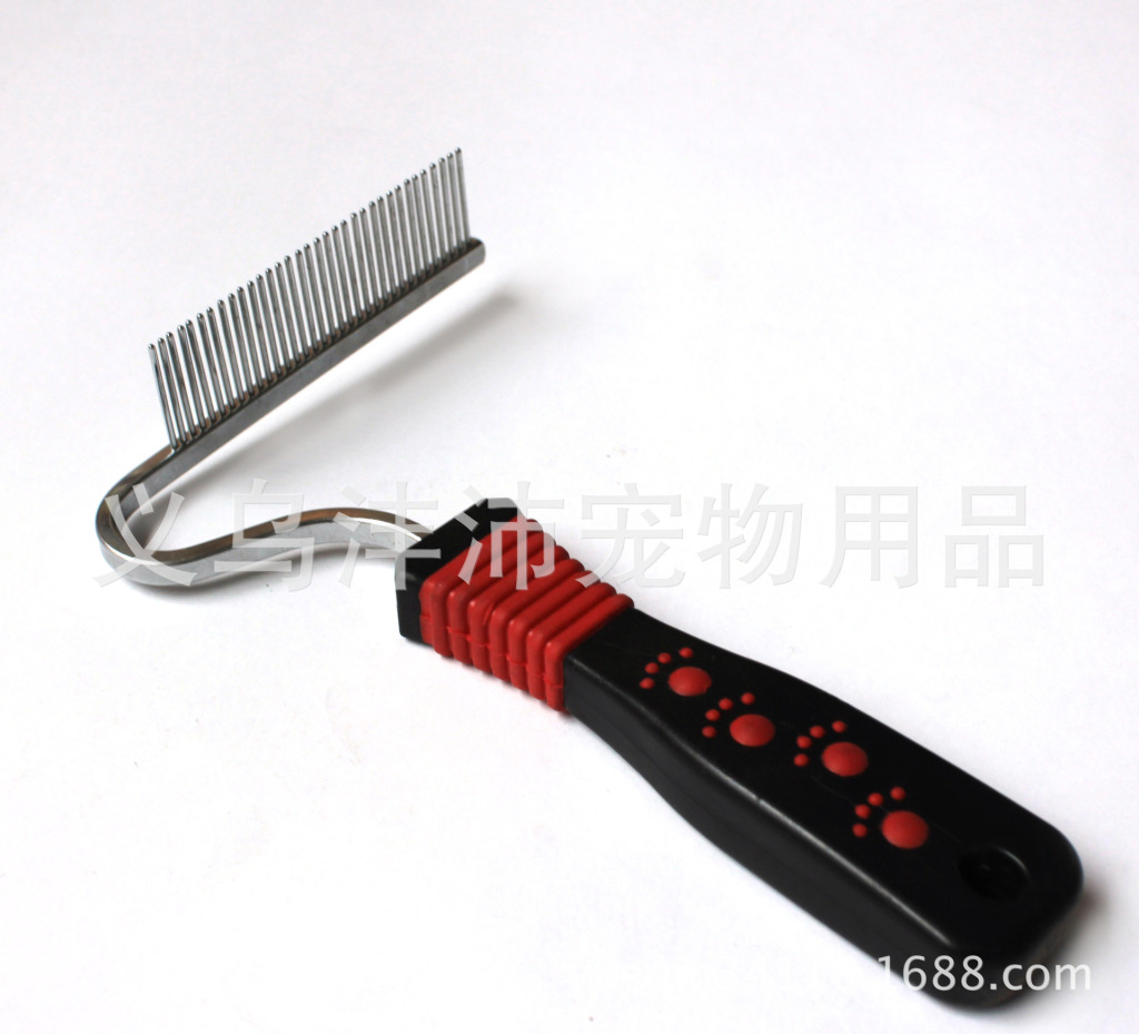 宠物用品供应多种规格钉耙梳/厚毛狗专用 18*10.5