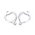 Stainless Steel Pendant DIY Bracelet Anklet Necklace Accessories Processing Customized Hollow Love Heart