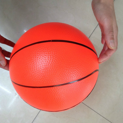 Inflatable thick ball PVC inflatable basketball child training racket racket ball