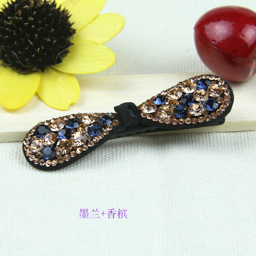 imported super flash czech diamond duck clip high-end exquisite small hairpin butterfly clip bangs clip