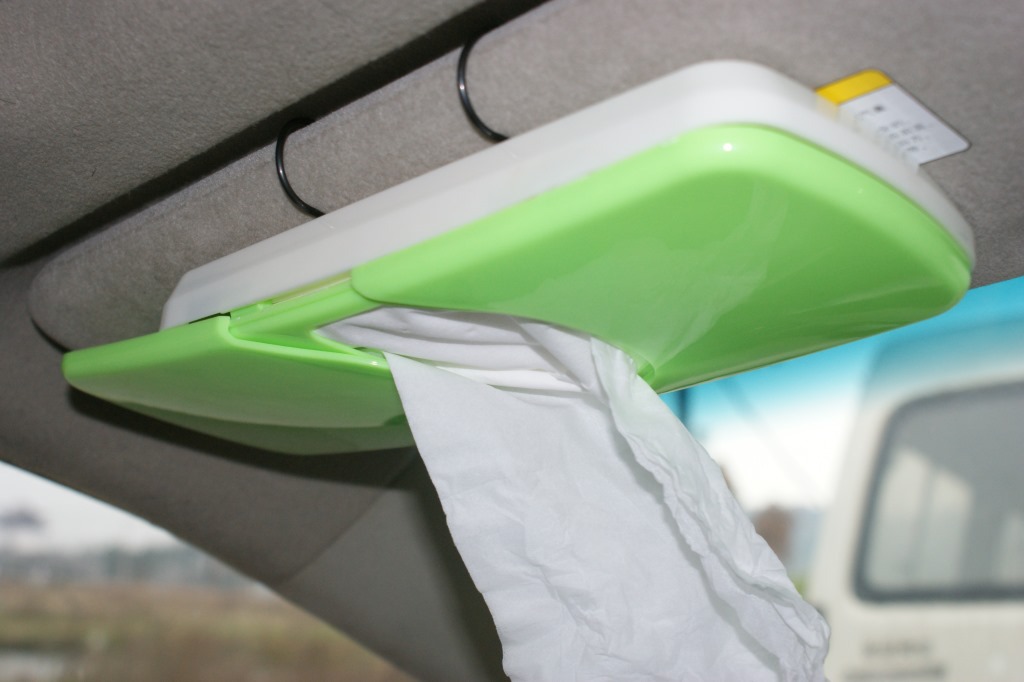 Automobile plastic paper towel box sun shading board car smoking paper box hanging type driving pers