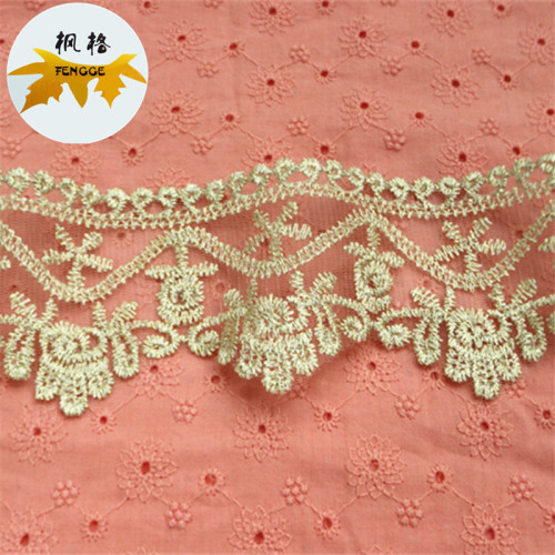 factory direct water-soluble embroidery lace wedding dress clothing accessories lace