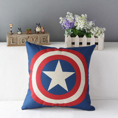 Plush toy pillow pillow pillow Batman Captain America cotton cushion and pillow square