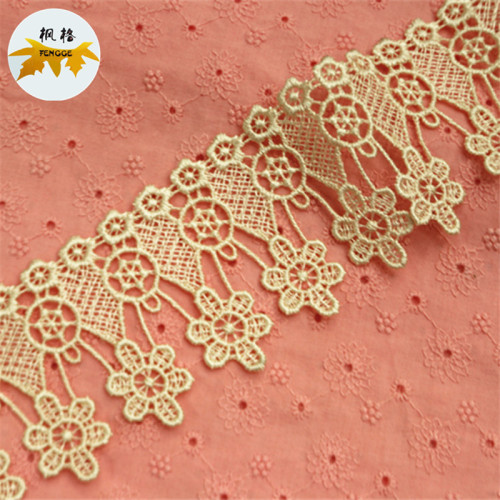 factory direct water soluble embroidery lace wedding dress skirt clothing lace accessories