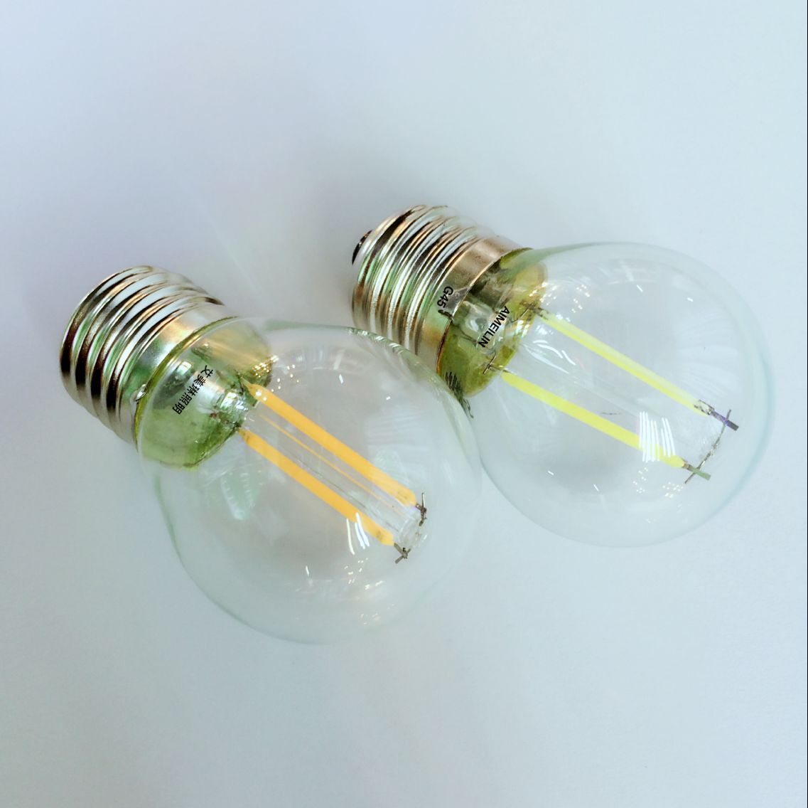 led钨丝灯,灯丝灯,led灯泡,led球泡,g45 2w_艾美琳照明(辉胜电工商行)