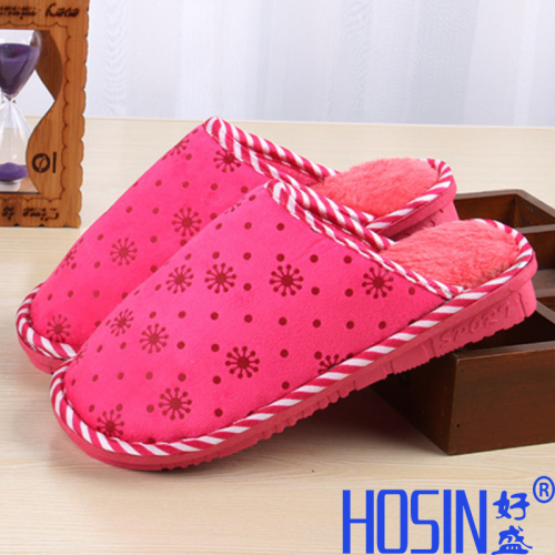 Autumn and Winter Indoor Floor Couple Men and Women Warm Plush Cotton Slippers Factory Direct Sales