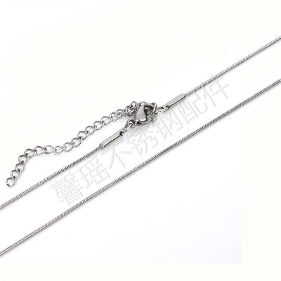 Stainless Steel Jewelry Accessories Square Snake Chain Product 50cm