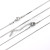 Stainless Steel Jewelry Accessories Square Snake Chain Product 50cm