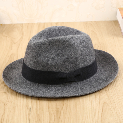 Retro felt hat han version of autumn/winter hat, autumn and winter, imitation wool, cap, England =.