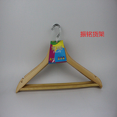 The factory direct selling natural wooden clothes hanger