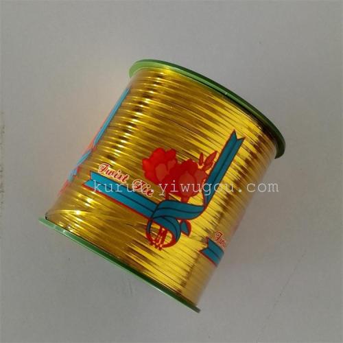 Candy Packaging Ribbon Packaging Bag Sealing Strip Size 400 Binding Golden Ribbon