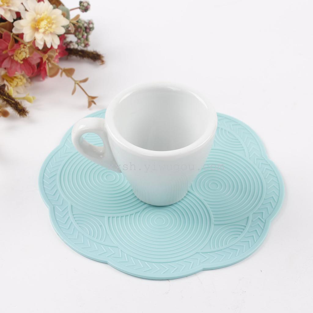 2 plastic disc pad insulation pad coaster protection Home Furnishing