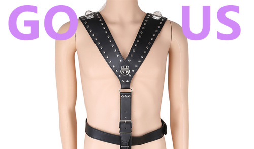 adult products factory direct sex binding clothes men‘s one-piece binding belt flirting leather clothing foreign trade wholesale
