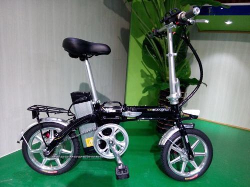 mary 14-inch aluminum alloy folding electric bicycle， disc brake aluminum alloy integrated wheel