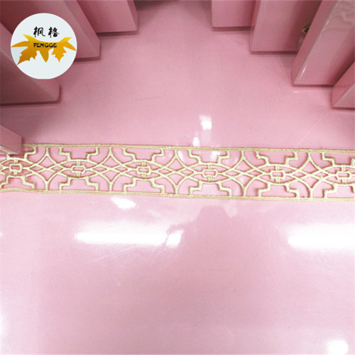Factory Direct Sales Water-Soluble Embroidery Lace Bilateral Road Clothing Polyester Lace