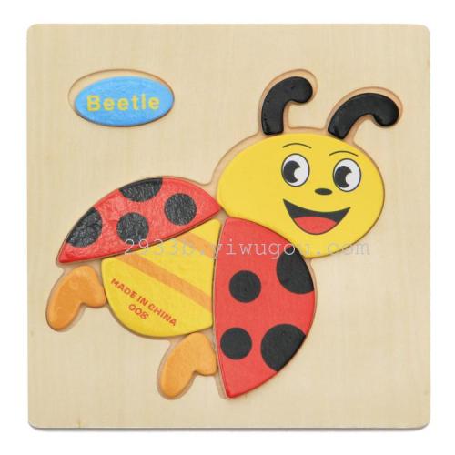 15 * 15cm 3D Puzzle Insect Pattern Assembly