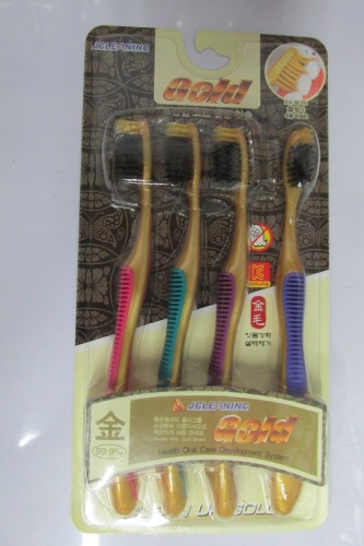 4-Card Korean Toothbrush