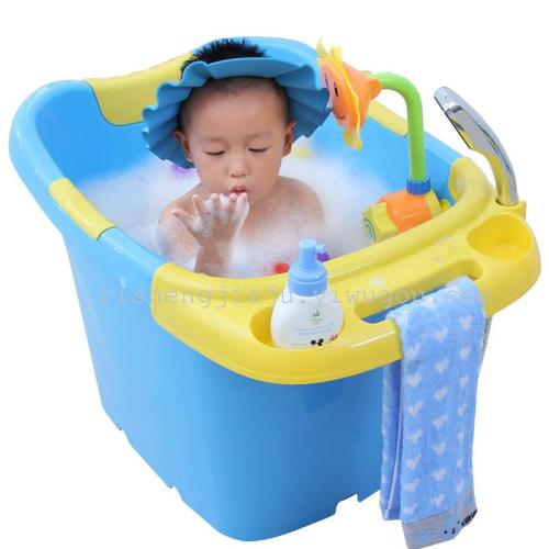 Oversized Thickened Children Can Sit Bath Bucket Bath Bath Barrel RS-8266