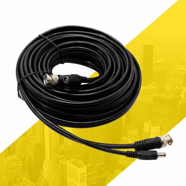 视频电源一体线 监控专用综合成品线 dc加bnc 头