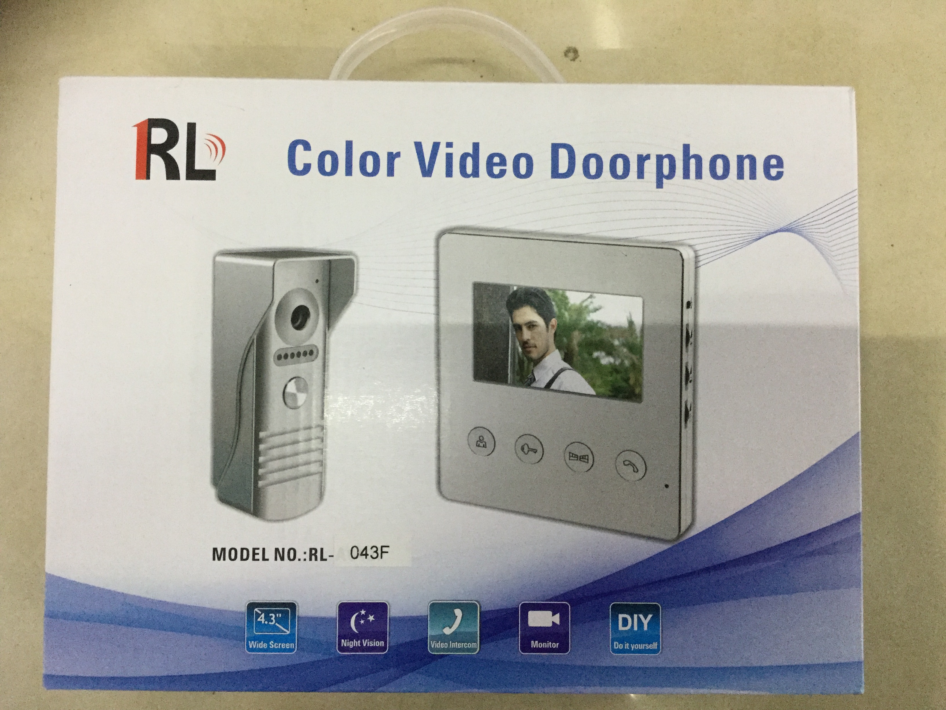 Supply RL 4.3 inch ultrathin color video doorbell RL043F