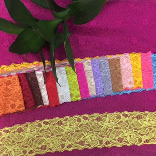 Popular Lace Elastic Wedding Dress Knitted Spandex DIY Clothing Underwear Accessories