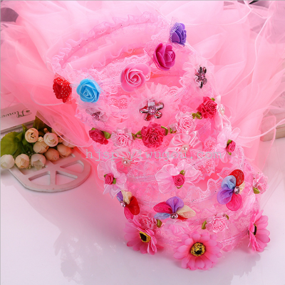 Korean explosion Princess garland children headdress wholesale fashion jewelry wholesale Flower Headband