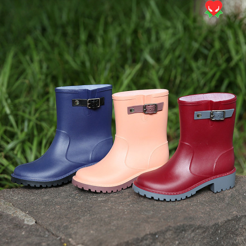 fashion foreign trade children‘s rain boots non-slip warm comfortable water shoes european and american casual children‘s shoes student shoes manufacturers hot selling