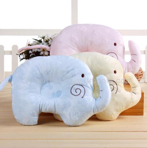 New Baby Pillow Anti-Deviation Head Baby Pillow 0-1 Year Old Newborn Pillow Baby Head Shape Correction Toddler Spring and Summer