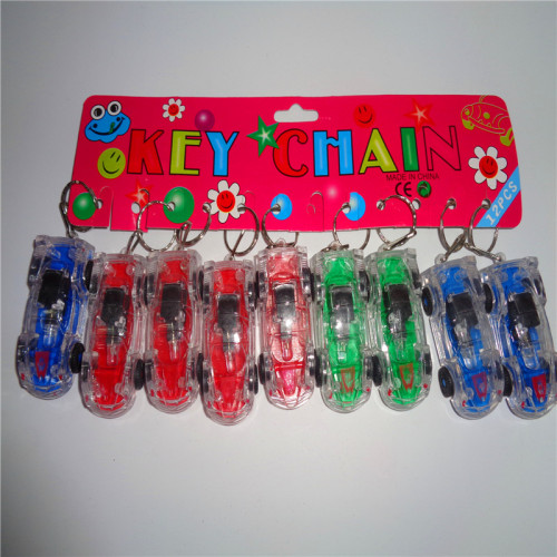 Children‘s Plastic Toy Flashlight Gift Led Keychain Small Night Lamp Luminous Pendant 215 Car