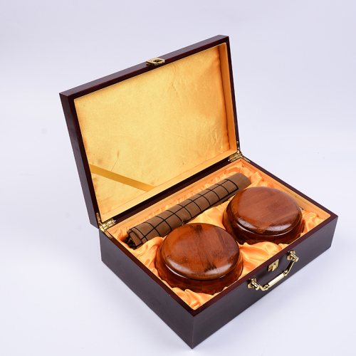 High-End Agate Go Black and White Go Wooden Cans Wooden Box Packing Box Gift Giving Presents Wholesale