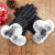 Ladies winter warm leather gloves Lingge imitation leather gloves export wool Rex