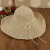 Sun hat lady foldable summer Sun hat with big curling brim straw hat Sun protection beach hat